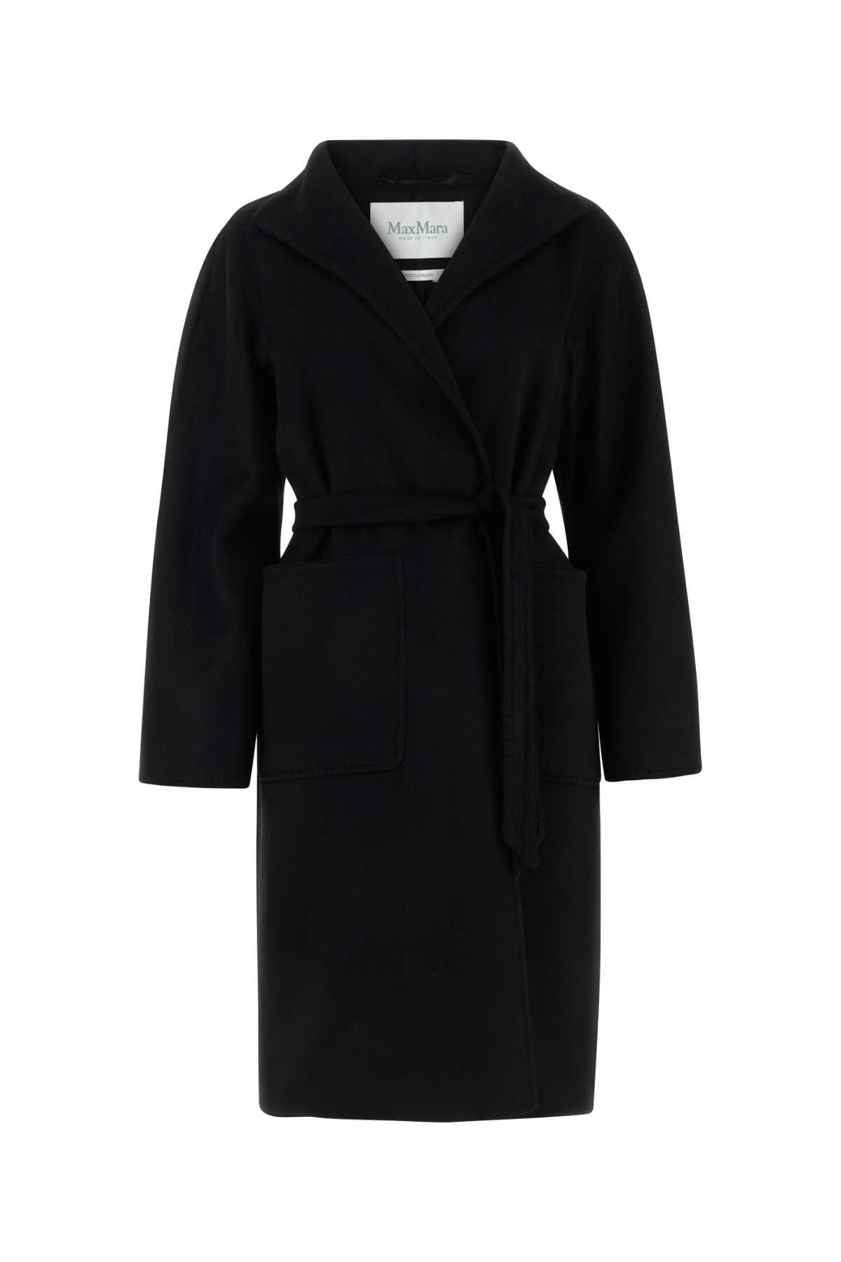 Max Mara Women's Black Cashmere Lilia Coat