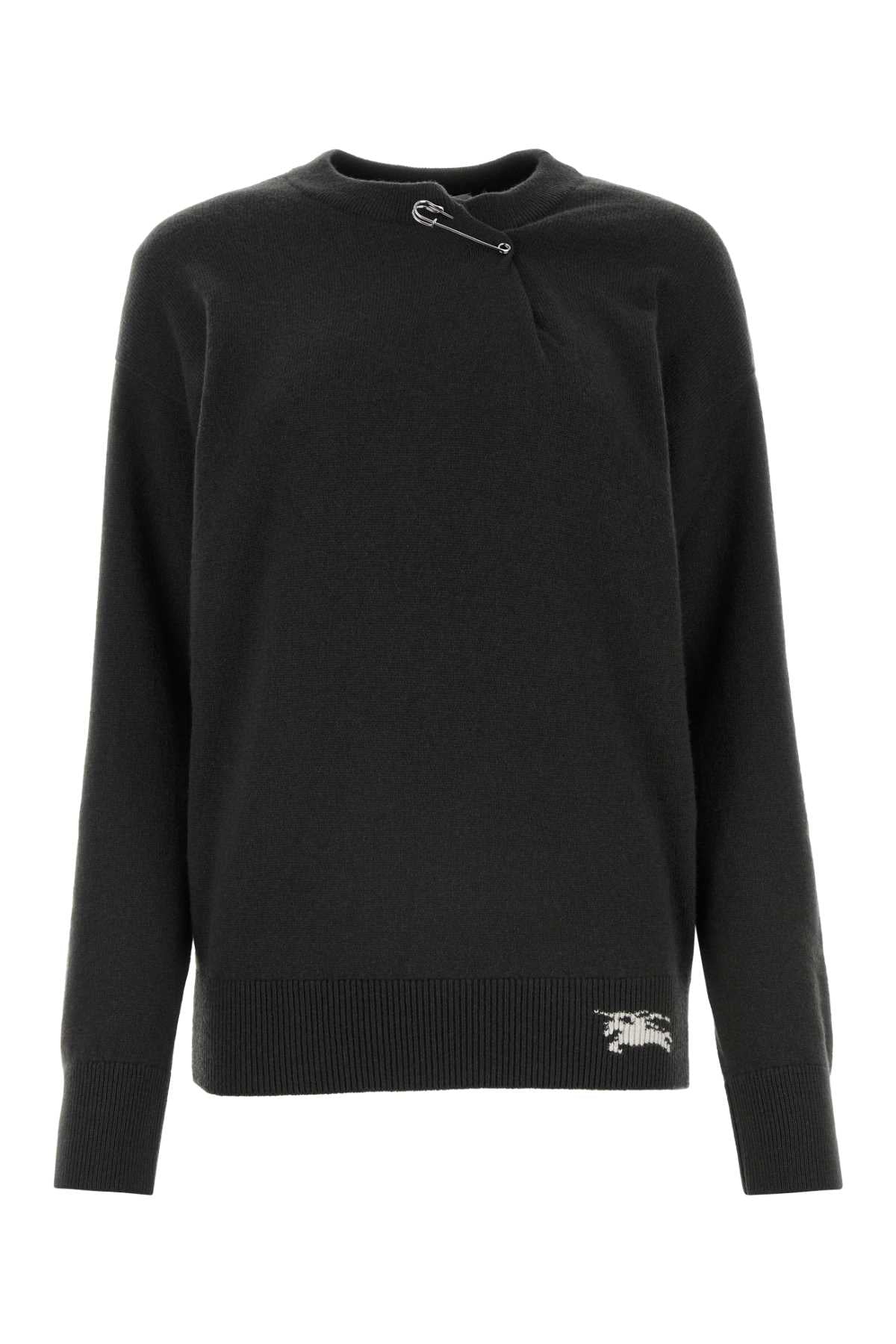 Burberry Women's Anthracite Cashmere Sweater