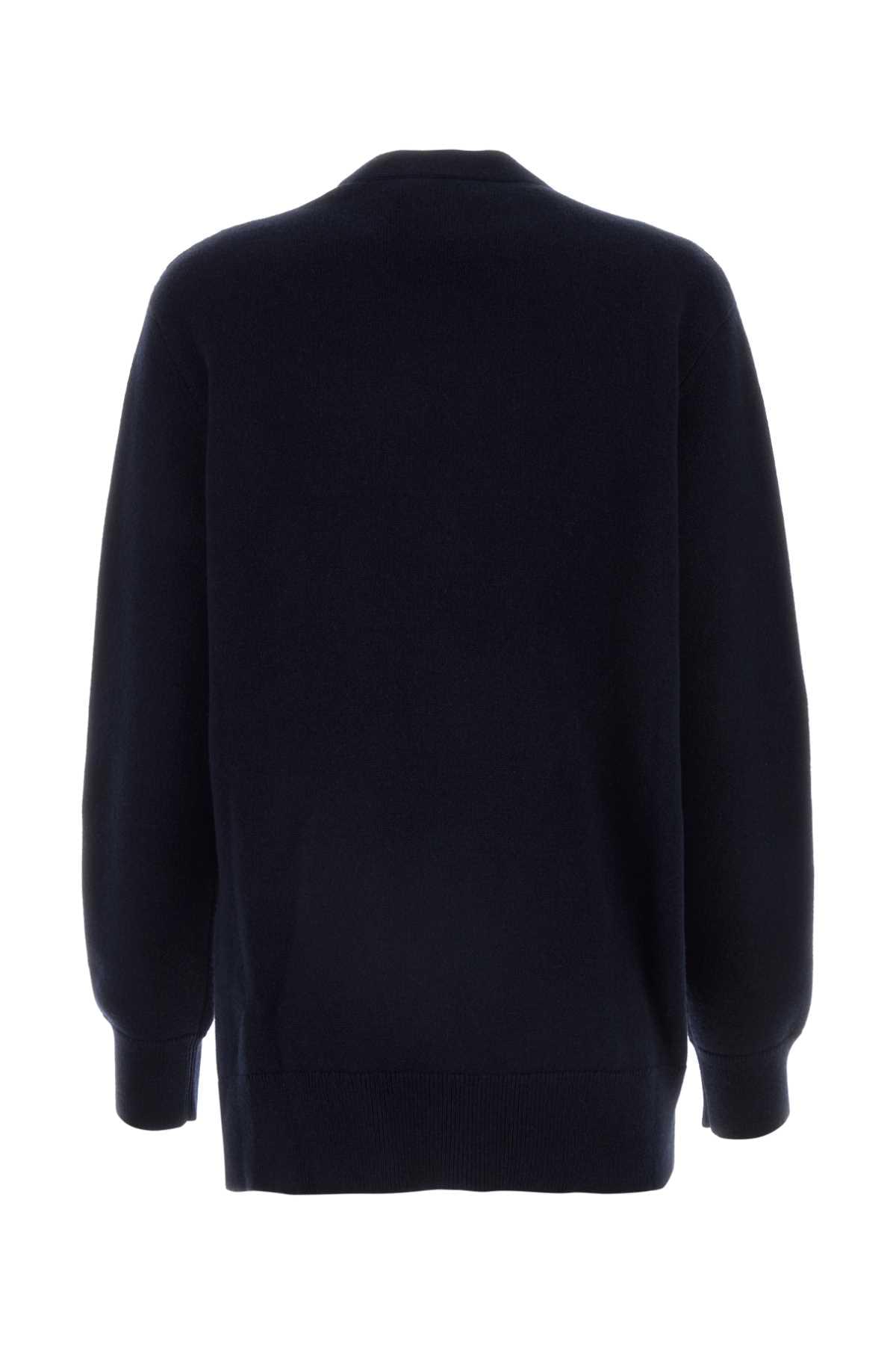 Loewe Women's Midnight Blue Cashmere Cardigan
