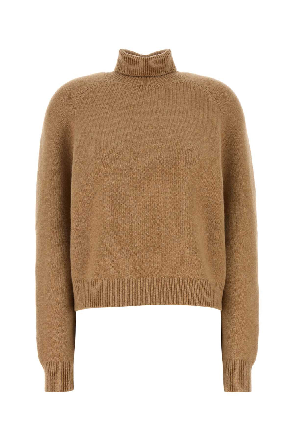 Fendi Women's Camel Cashmere Blend Sweater