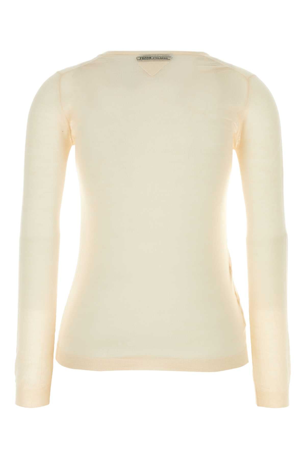 Prada Women's Skin Pink Cashmere & Silk Blend Sweater