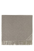 Prada Unisex Embroidered Wool Blend Symbole Double Blanket