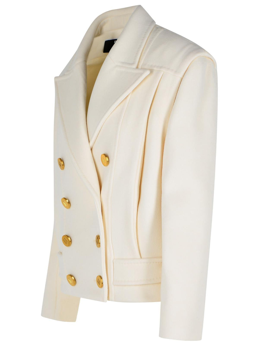 Balmain Women's Short 'Caban' Virgin Wool & Cashmere Jacket