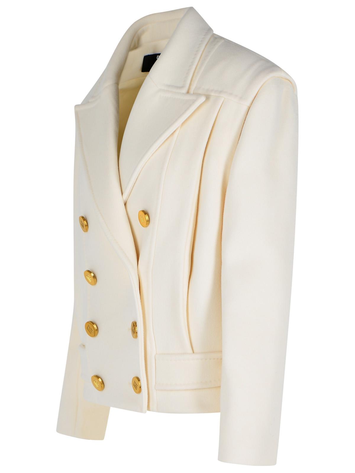 Balmain Women's Short 'Caban' Virgin Wool & Cashmere Jacket