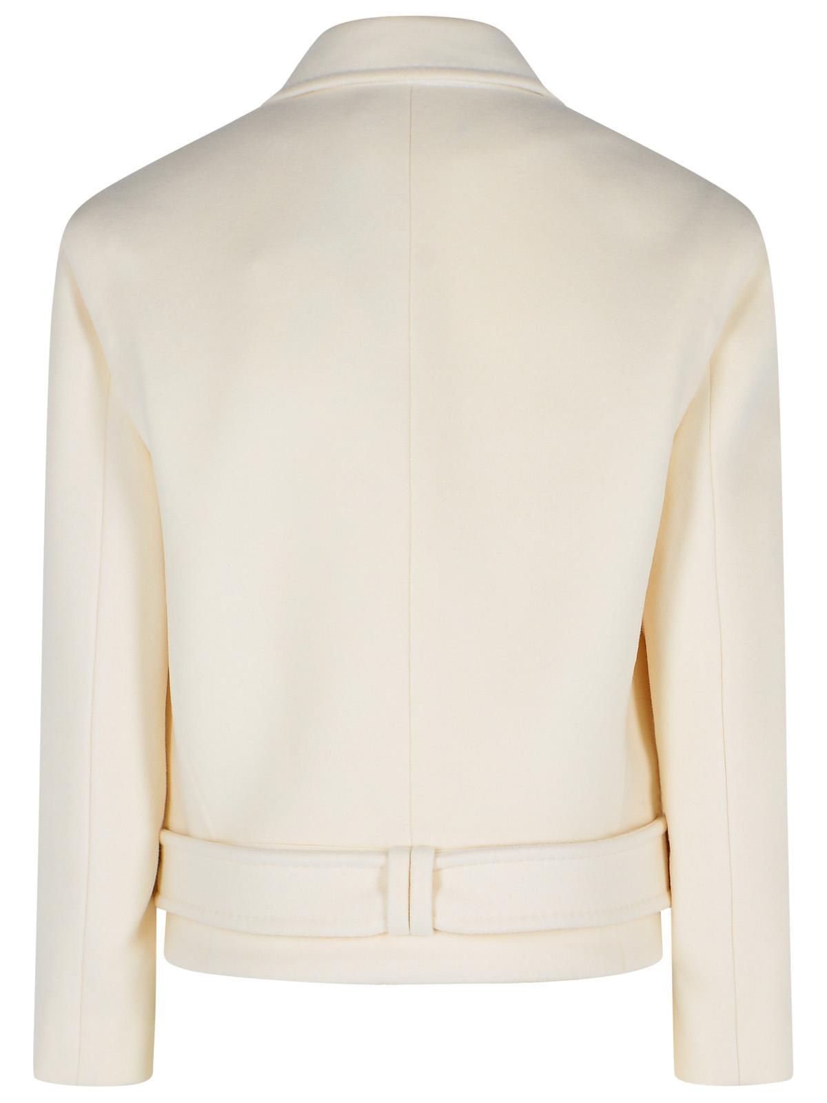 Balmain Women's Short 'Caban' Virgin Wool & Cashmere Jacket