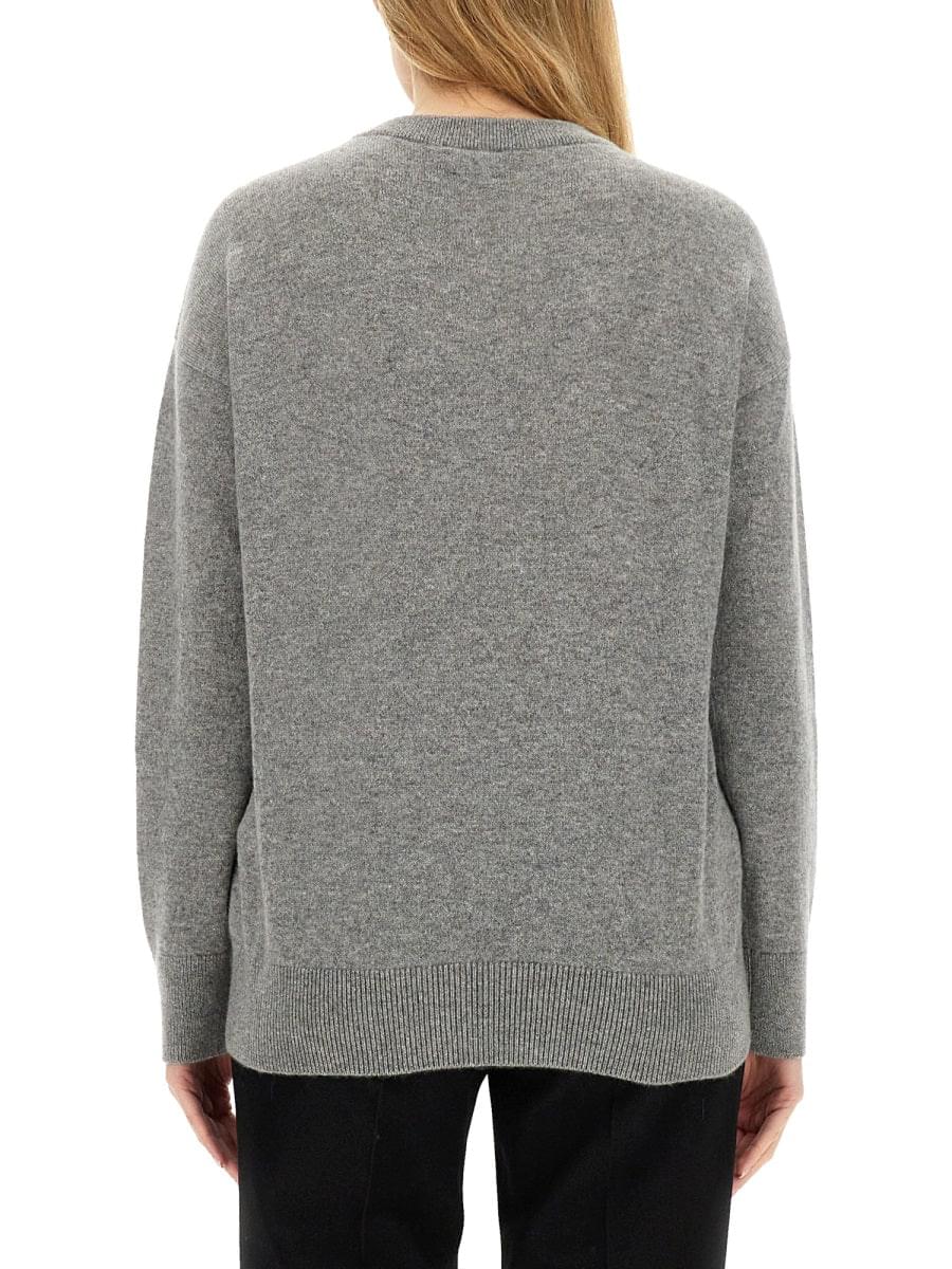 Burberry Women's Cashmere Sweater with Kilt Pin