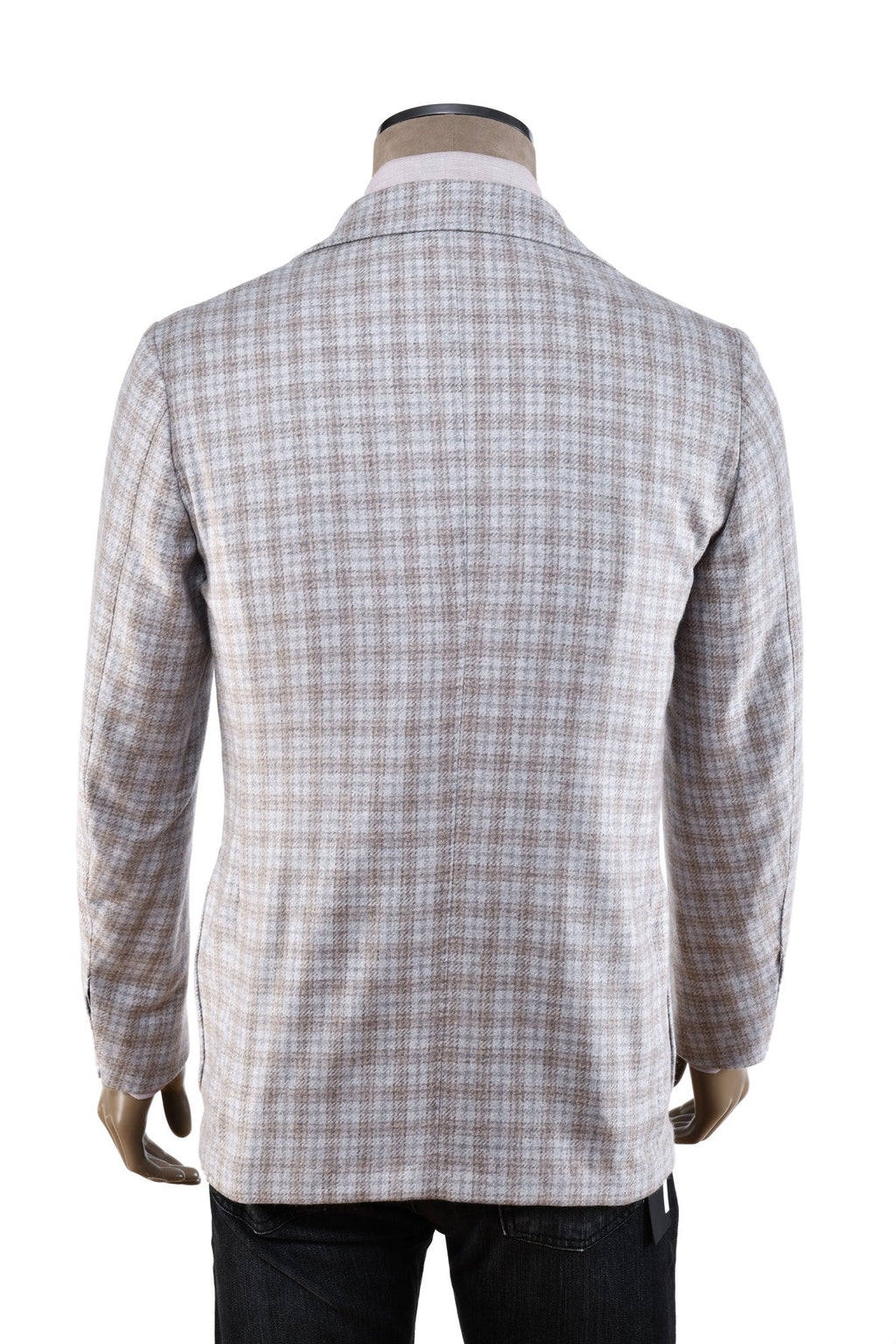 Sartorio Checked Cashmere Sport Jacket