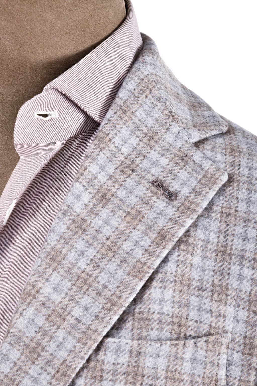 Sartorio Checked Cashmere Sport Jacket