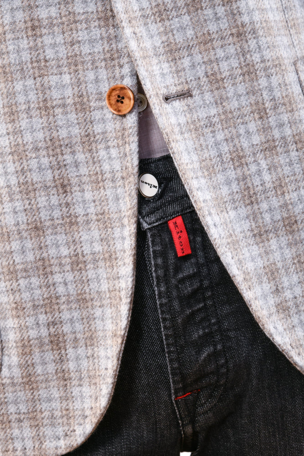Sartorio Checked Cashmere Sport Jacket