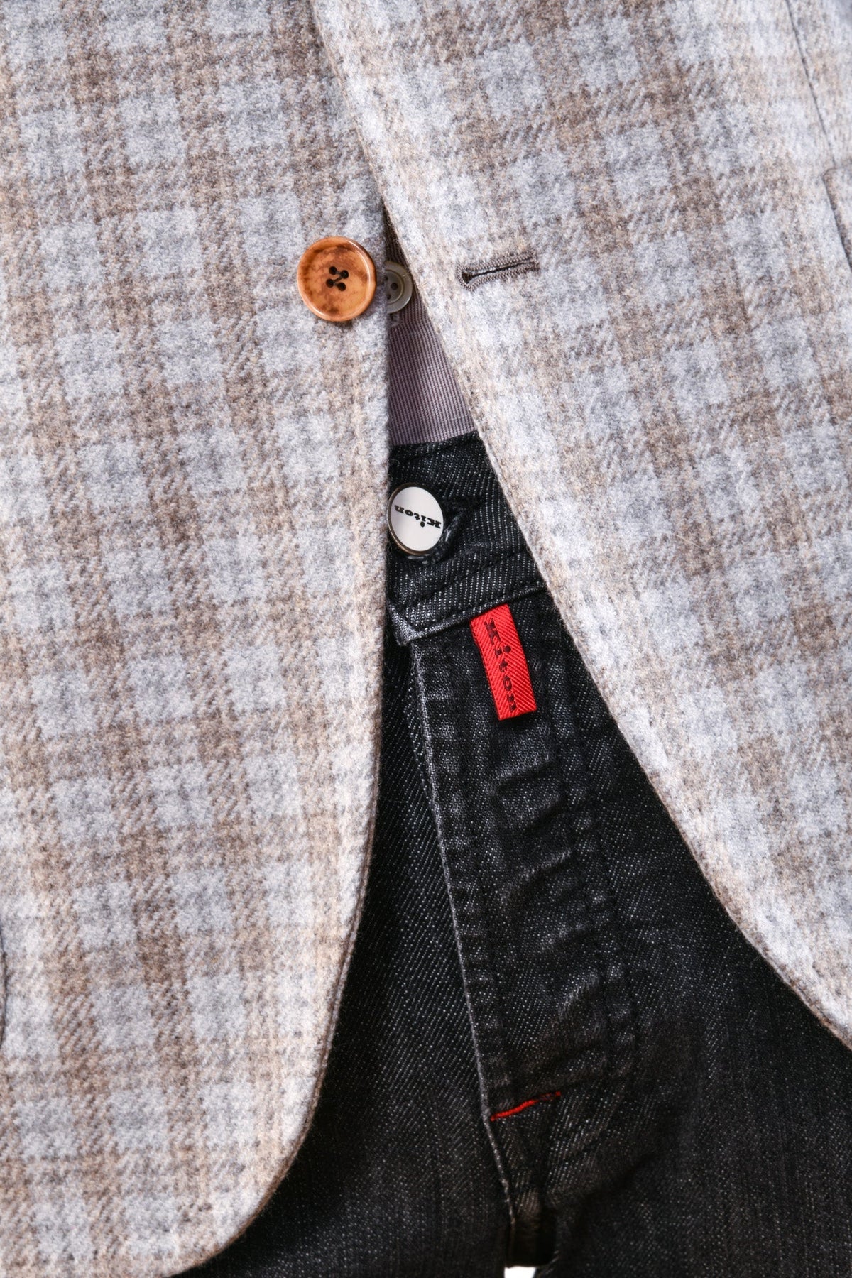 Sartorio Checked Cashmere Sport Jacket