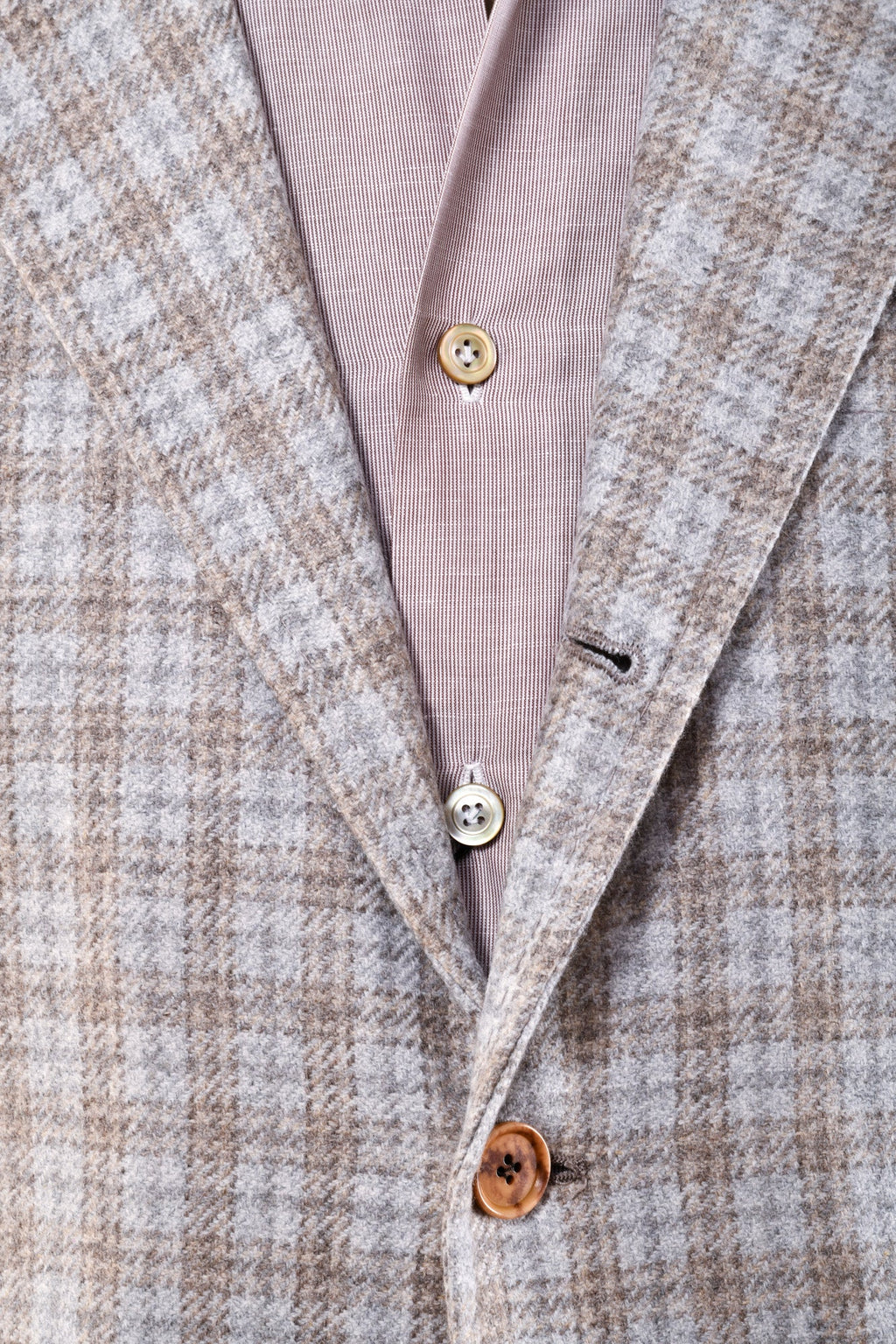 Sartorio Checked Cashmere Sport Jacket
