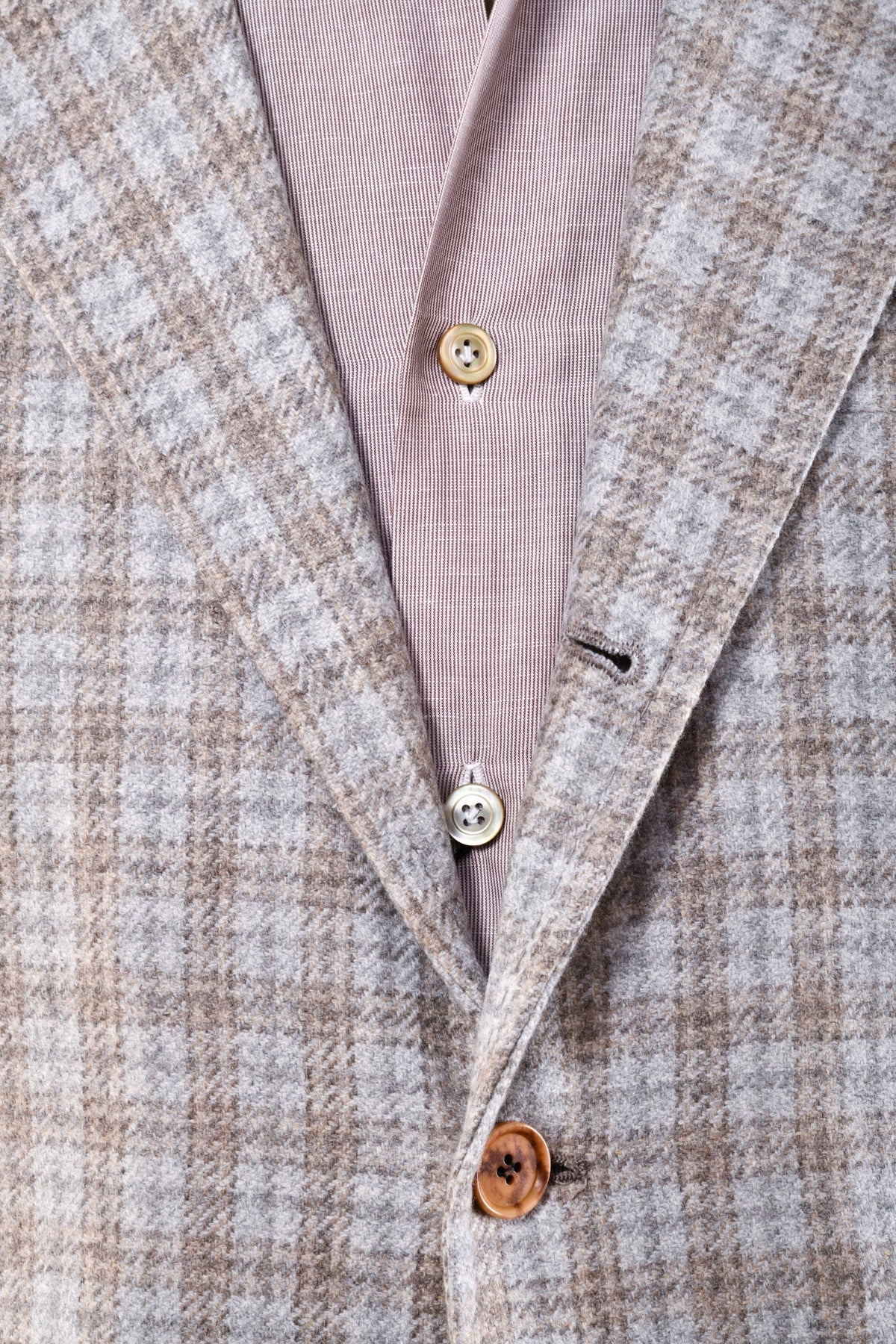 Sartorio Checked Cashmere Sport Jacket