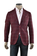 Sartorio Windowpane Cashmere Sport Jacket