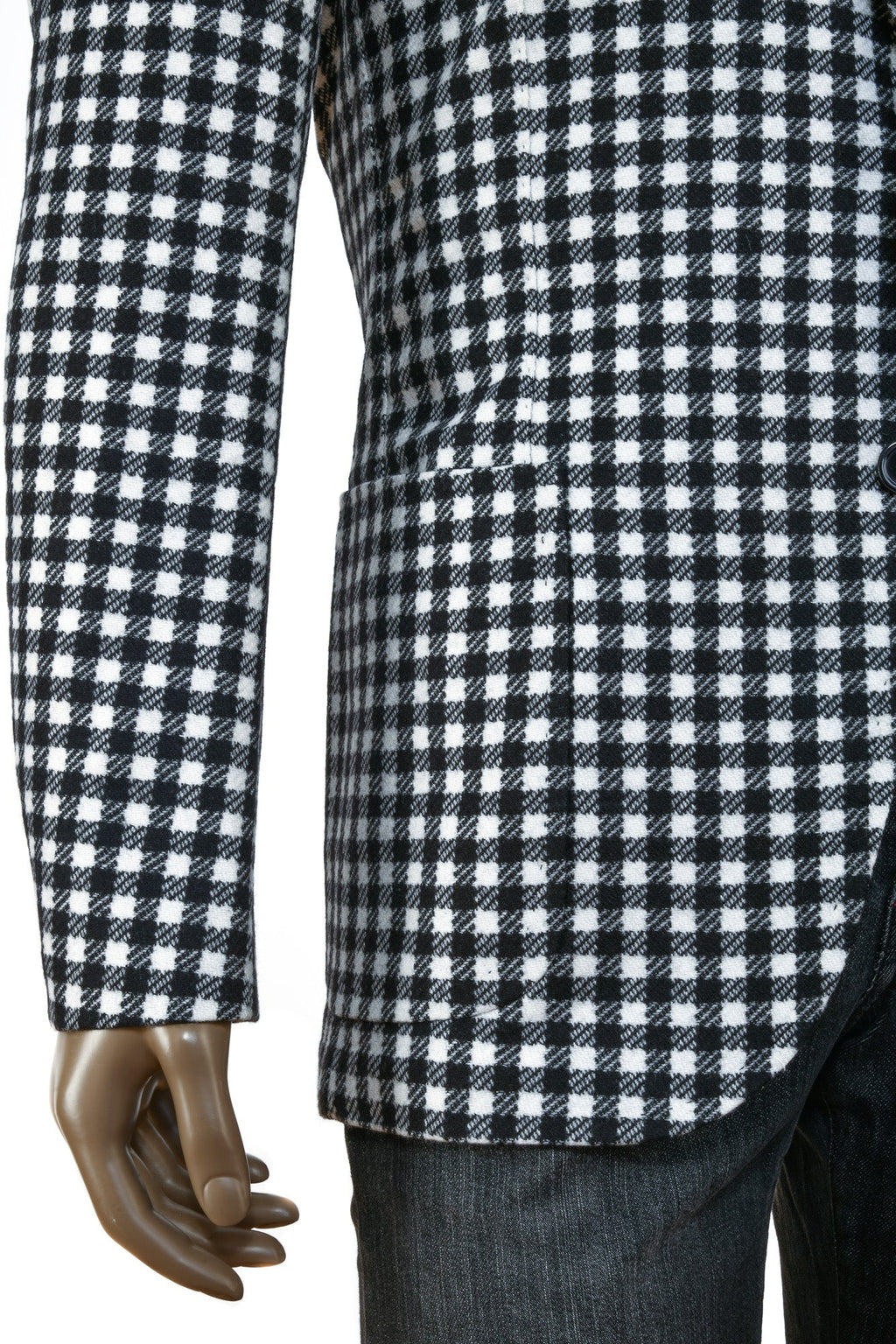 Sartorio Gingham Cashmere Sport Jacket
