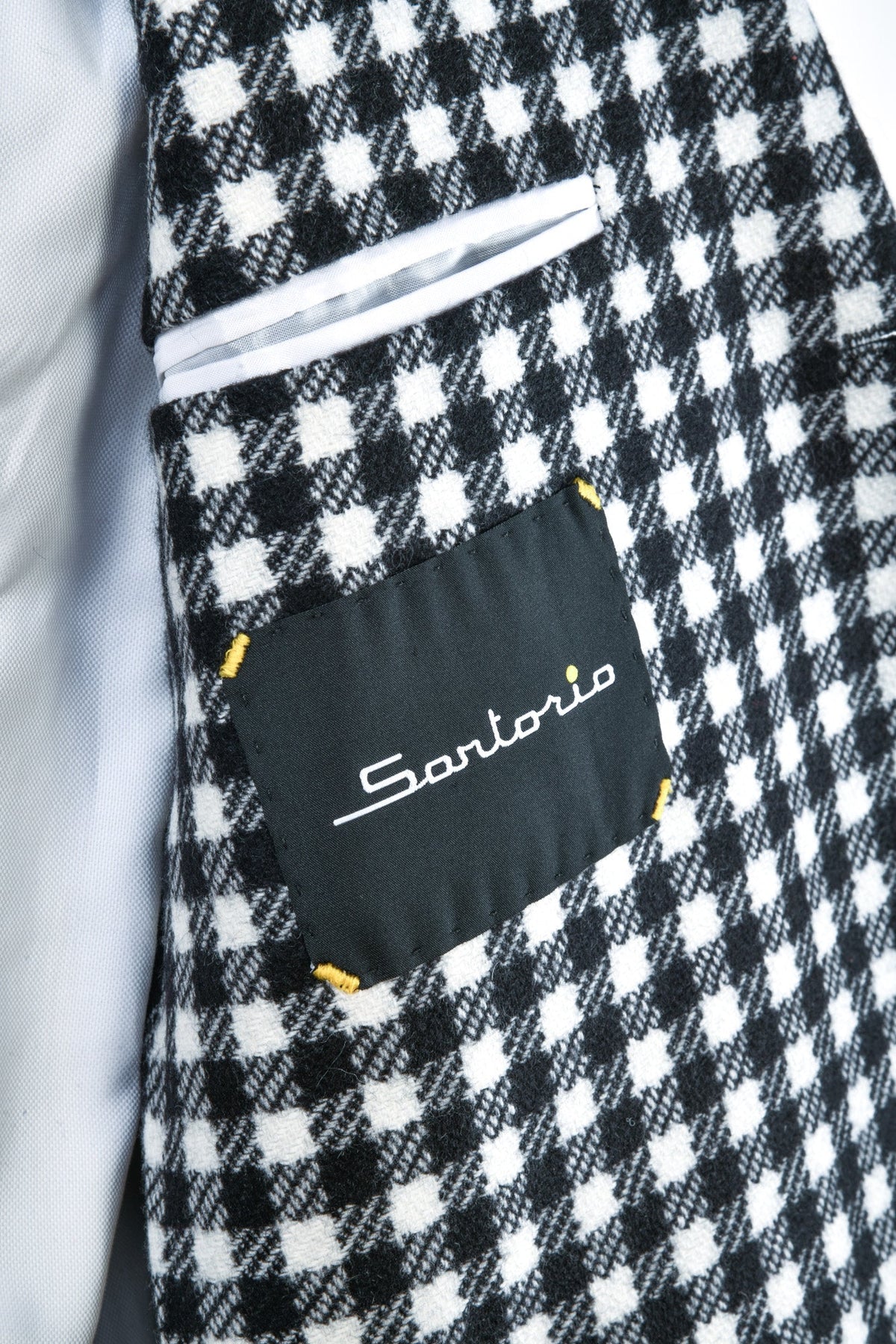 Sartorio Gingham Cashmere Sport Jacket