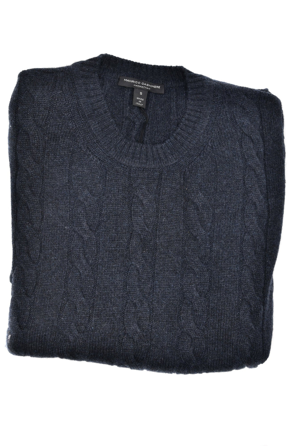 Manrico Cashmere Cable Knit Sweater