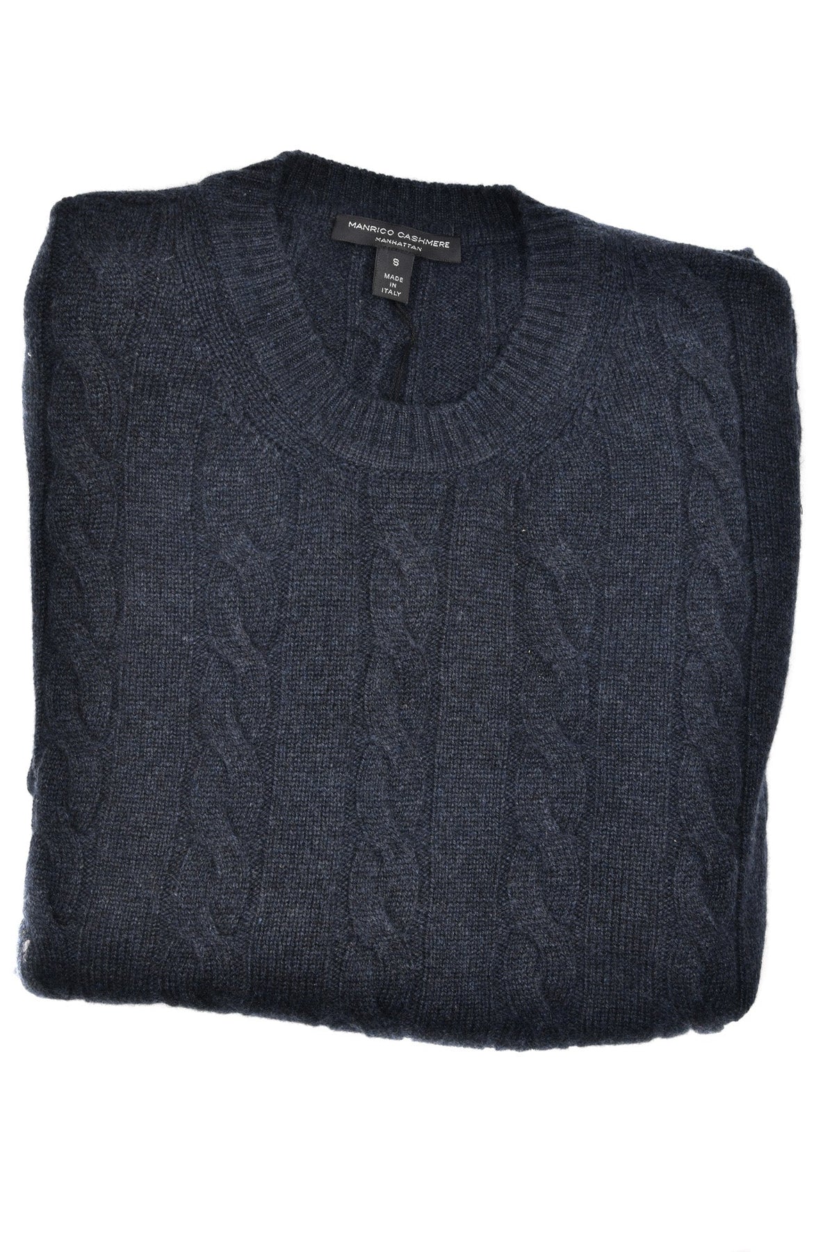 Manrico Cashmere Cable Knit Sweater