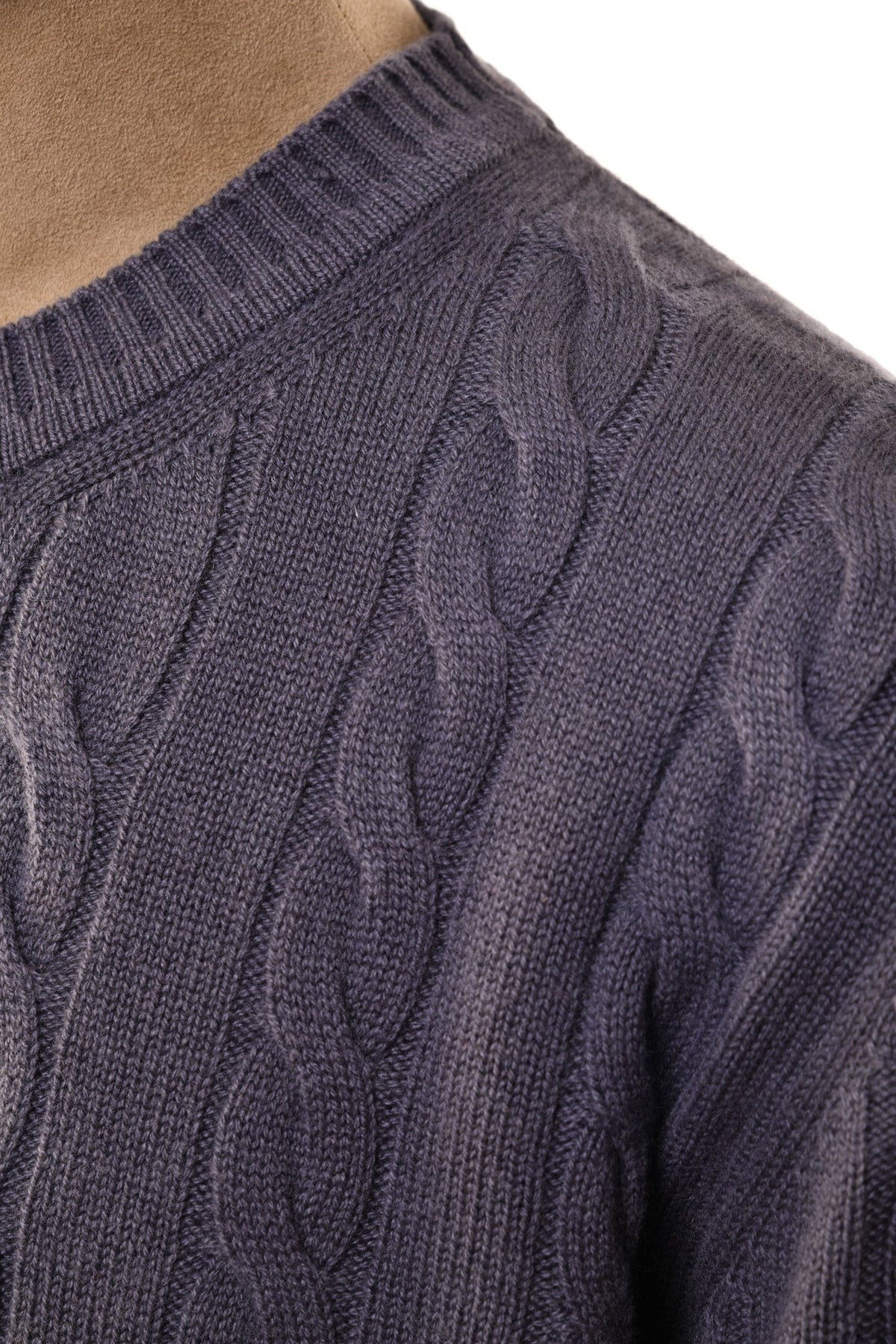 Manrico Cashmere Cable Knit Sweater