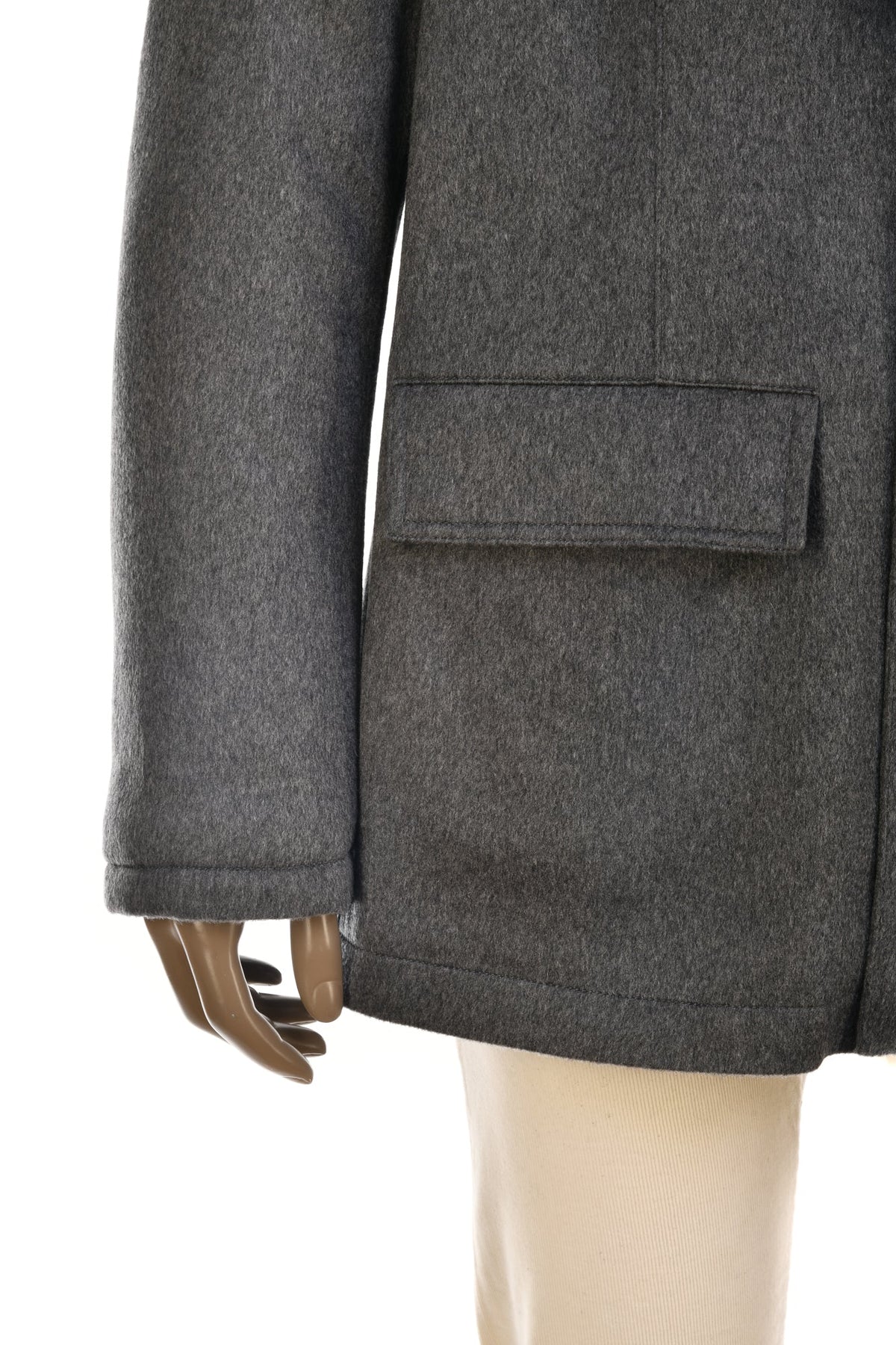 Kired Salta Cashmere/ Beaver Fur Overcoat