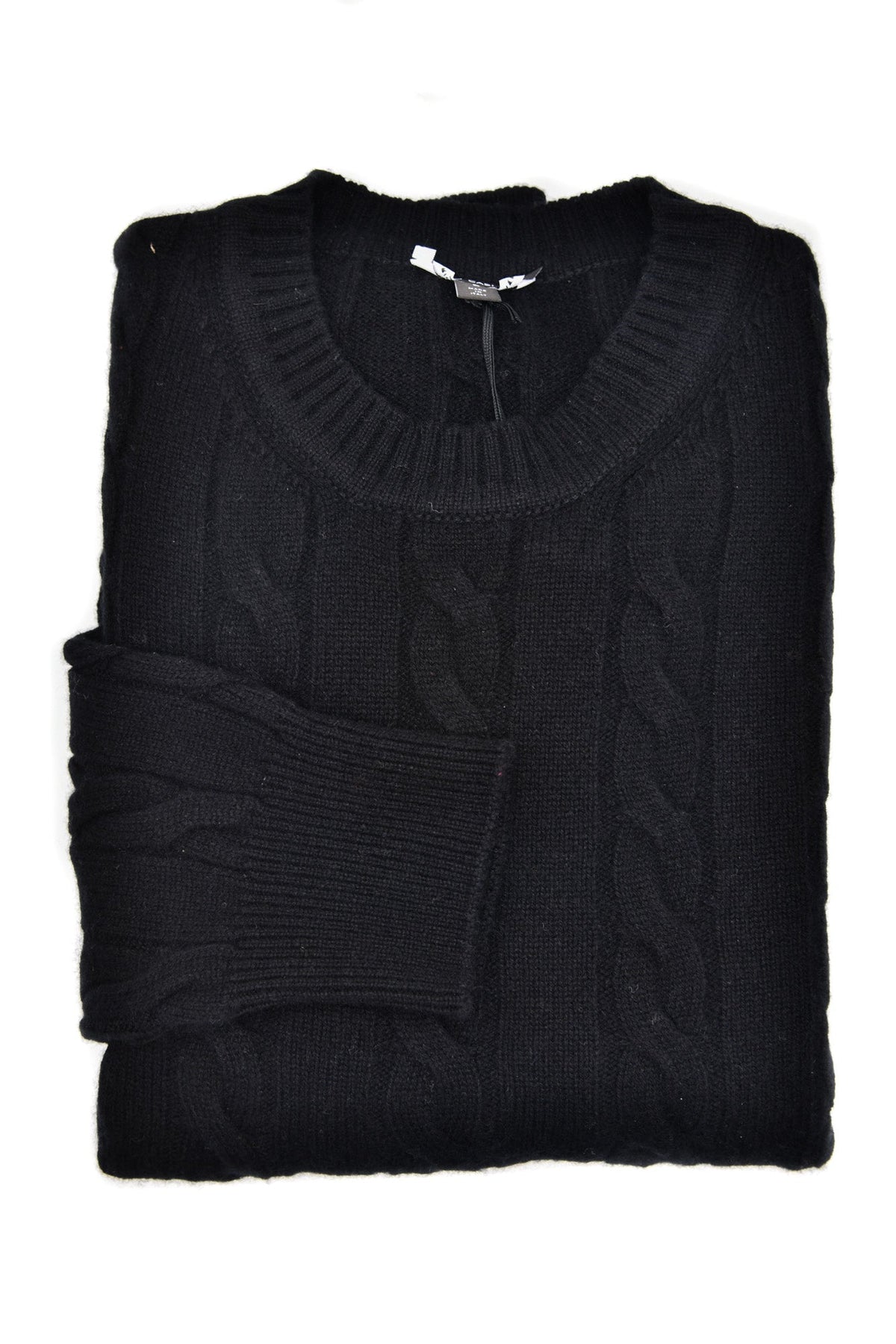 Manrico Cashmere Cable Knit Sweater