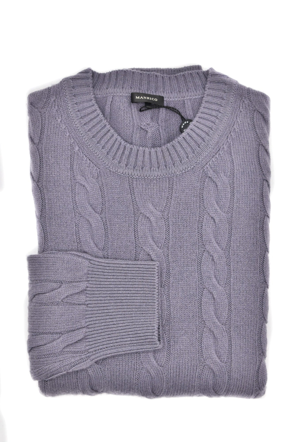 Manrico Cashmere Cable Knit Sweater