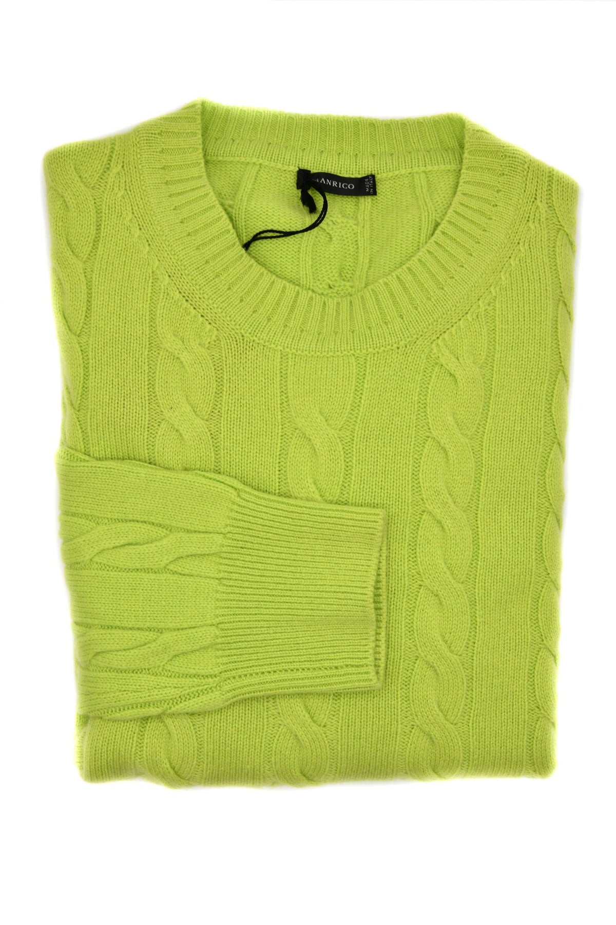 Manrico Cashmere Cable Knit Sweater