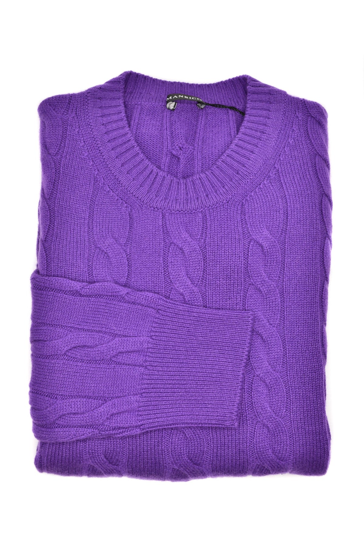 Manrico Cashmere Cable Knit Sweater