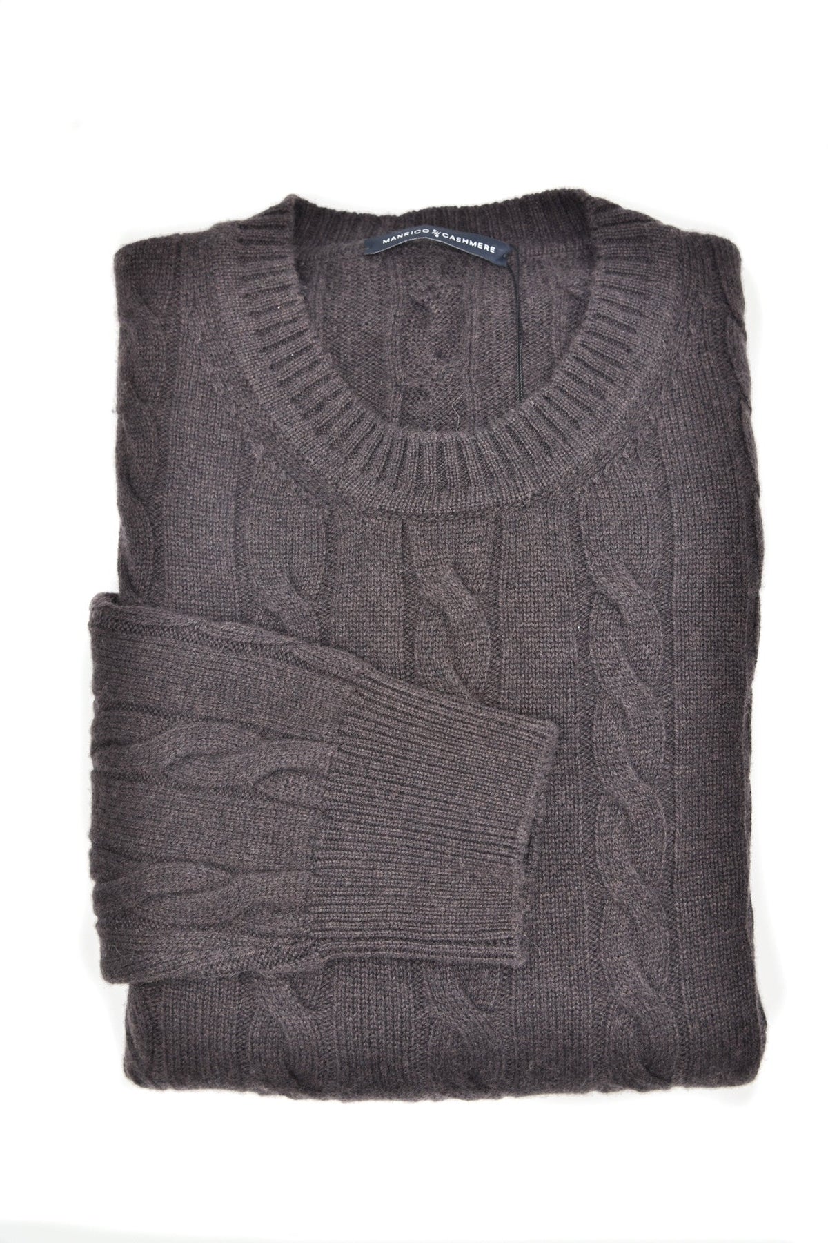 Manrico Cashmere Cable Knit Sweater