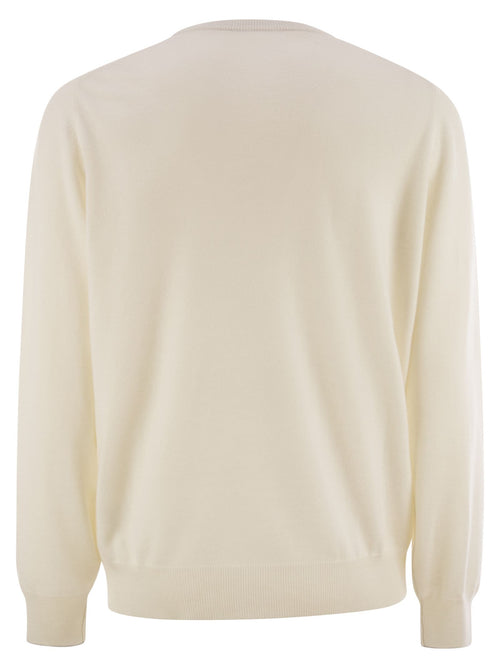 Brunello Cucinelli Men Pure Cashmere Crew-Neck Sweater