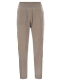 Brunello Cucinelli Women's Sparkling Lightweight Cashmere & Silk Trousers