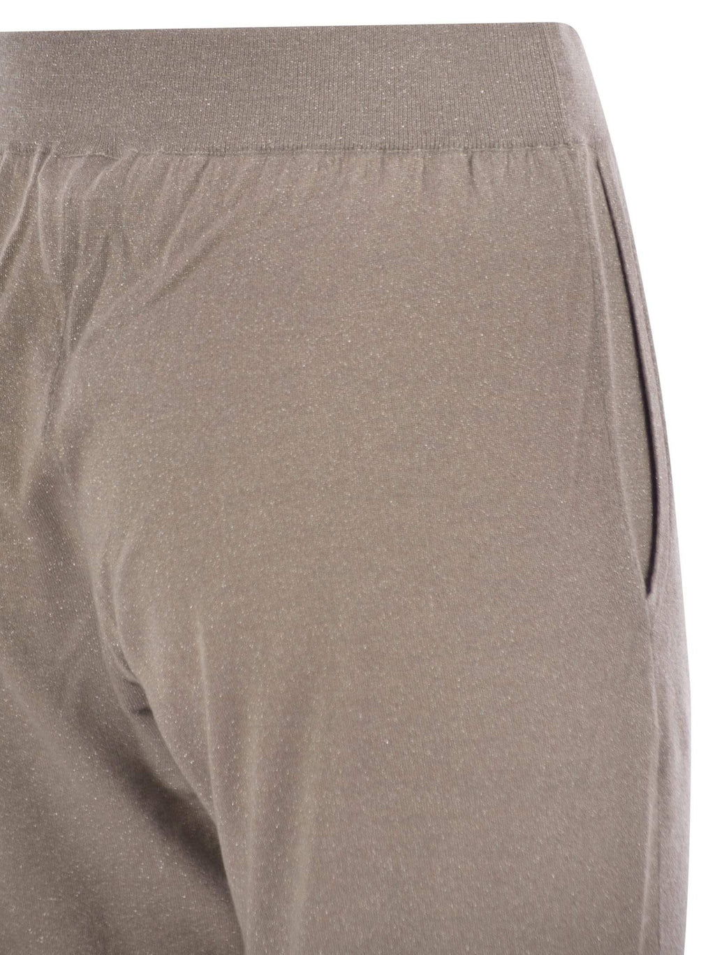 Brunello Cucinelli Women's Sparkling Lightweight Cashmere & Silk Trousers