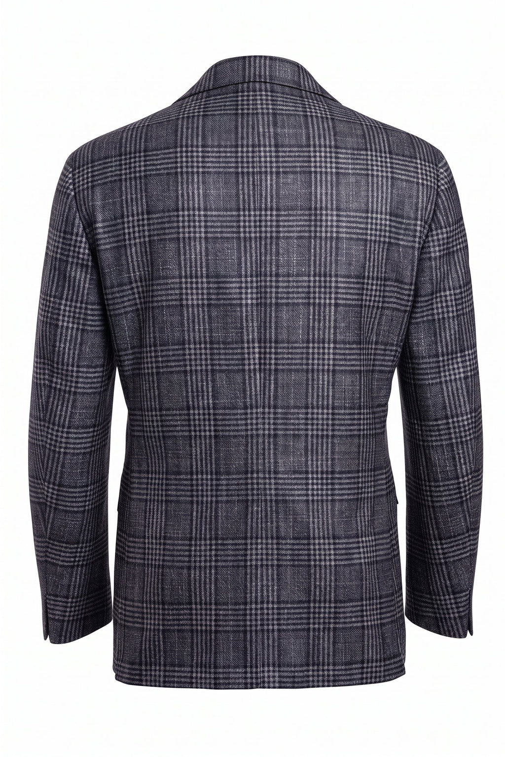 Sartorio Checked Wool-Silk-Cashmere Sport Jacket
