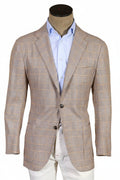 Kiton Checked Cashmere Sport Jacket